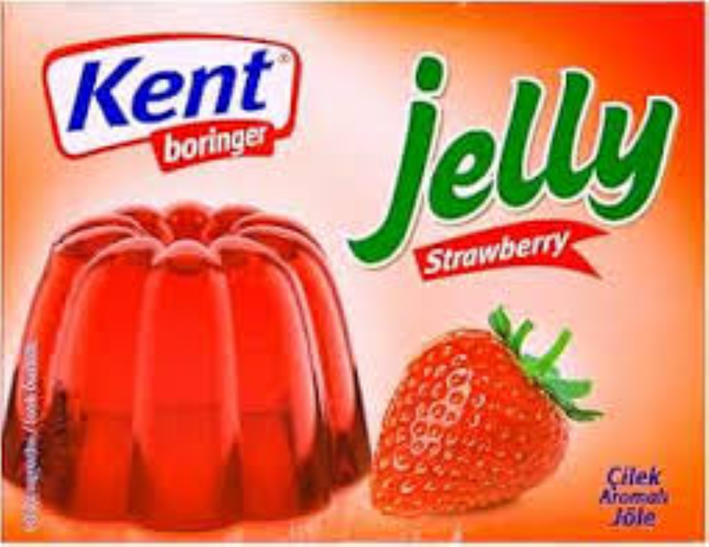 KENT BORINGER PEACH FLAVOUR JELLY 85G
